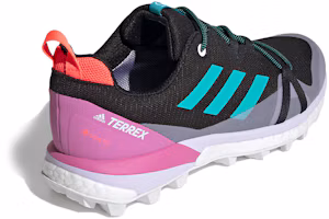 Shop adidas Terrex Skychaser Lt Gore-tex 女款 黑紫白登山鞋