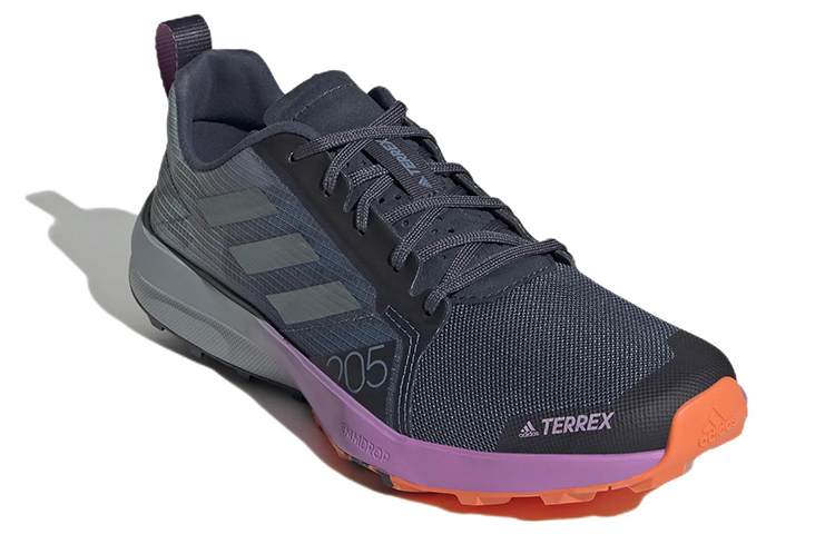(W) adidas Terrex Speed Flow Trail Running 'CMFT Durable Grey Blue Purple' 圖 3