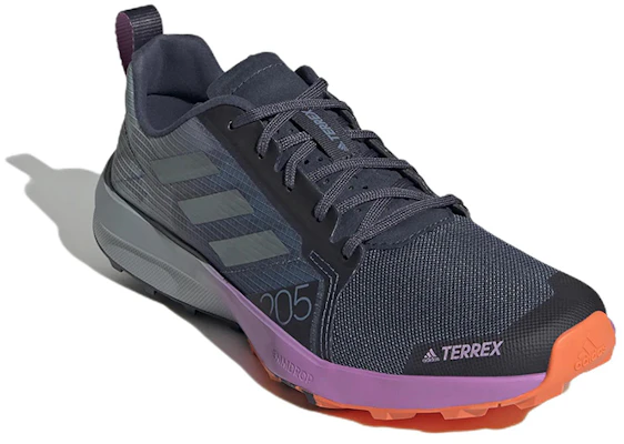 (W) adidas Terrex Speed Flow Trail Running ''Confort Durable Gris Bleu Violet'' GZ4048 Lookbook (W) adidas Terrex Speed Flow Trail Running ''Confort Durable Gris Bleu Violet'' GZ4048