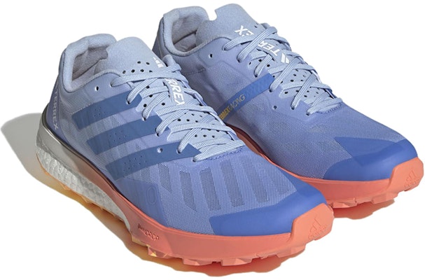 (W) adidas Terrex Speed Ultra 'Blue Dawn Coral Fusion' Sepatu Lari Pria/Wanita HR1152 Lookbook (W) adidas Terrex Speed Ultra 'Blue Dawn Coral Fusion' Sepatu Lari Pria/Wanita HR1152
