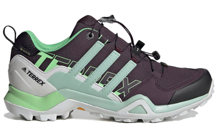 (W) adidas Terrex Swift R2 GTX Hiking 'Purple Green White' 圖 2
