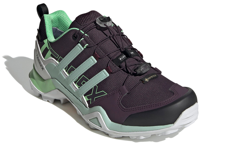 (W) adidas Terrex Swift R2 GTX Hiking 'Purple Green White' 圖 3