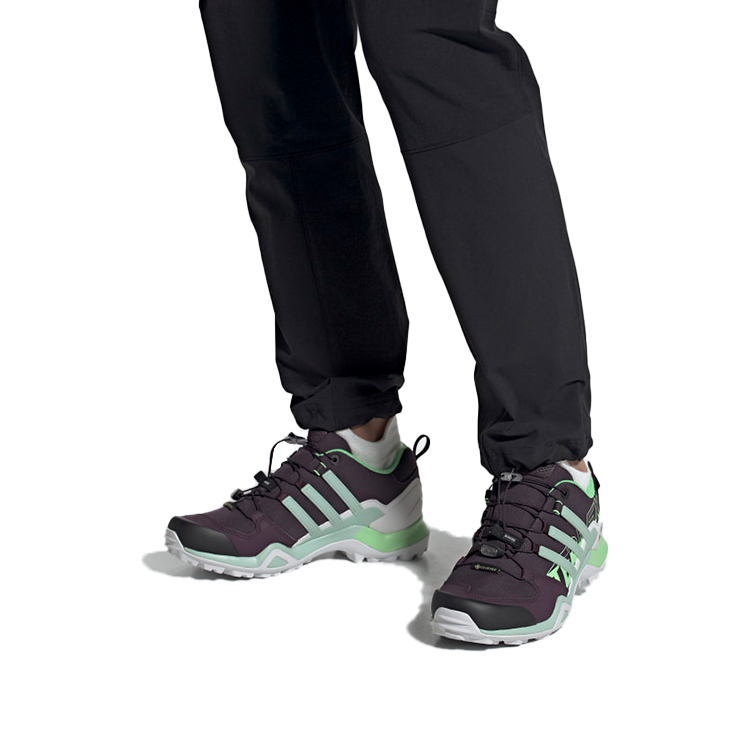 (W) adidas Terrex Swift R2 GTX Hiking 'Purple Green White' 圖 7