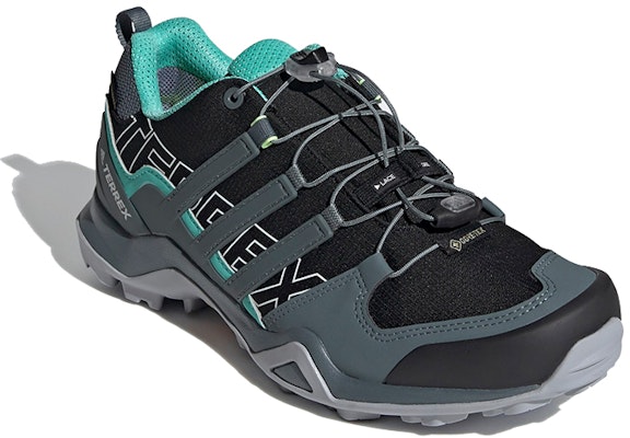 (W) adidas Terrex Swift R2 GTX 'Negro Gris Verde' FX4681 Lookbook (W) adidas Terrex Swift R2 GTX 'Negro Gris Verde' FX4681