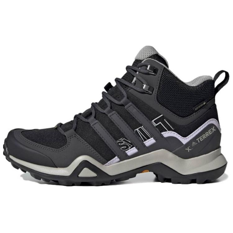 (Women) adidas Terrex Swift R2 Mid Gore-Tex Hiking Black/Grey EF3357