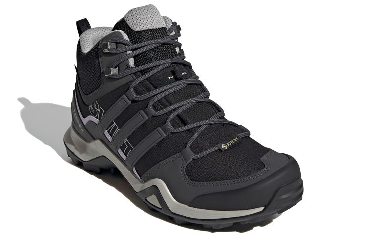 Lookbook adidas Terrex Swift R2 Mid Gore-Tex 登山 女款 黑灰色