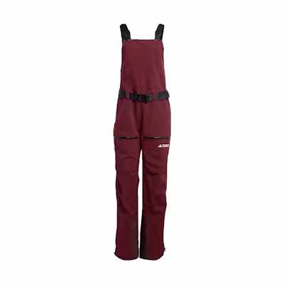 (Women) adidas Terrex Techrock 3L GTX Bib Pants Shadow Red Ski Wear. IB1207