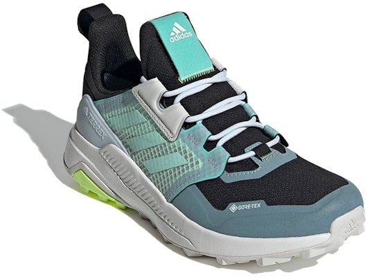 (W) 阿迪达斯 Terrex Trailmaker Gore-Tex '黑色清爽薄荷' FX4694 Lookbook (W) 阿迪达斯 Terrex Trailmaker Gore-Tex '黑色清爽薄荷' FX4694