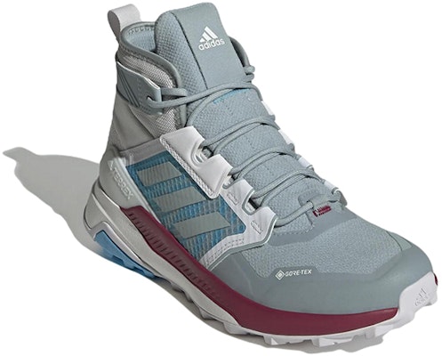 (W) adidas Terrex Trailmaker Mid Gore-Tex 'Biru Outdoor' GV7518 Lookbook (W) adidas Terrex Trailmaker Mid Gore-Tex 'Biru Outdoor' GV7518
