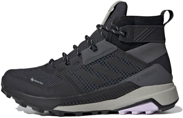(W) adidas Terrex Trailmaker Mid GTX Kelabu Gelap Hitam Ungu FY2235 Buy (W) adidas Terrex Trailmaker Mid GTX Kelabu Gelap Hitam Ungu FY2235