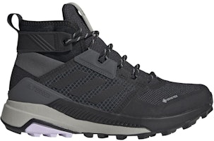 (Women) adidas Terrex Trailmaker Mid GTX Dark Gray Black Purple FY2235 (Women) adidas Terrex Trailmaker Mid GTX Dark Gray Black Purple FY2235