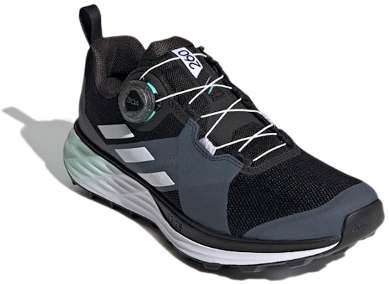 adidas Terrex Two Boa 低筒 跑步鞋 女款 黑白灰 Lookbook adidas Terrex Two Boa 低筒 跑步鞋 女款 黑白灰