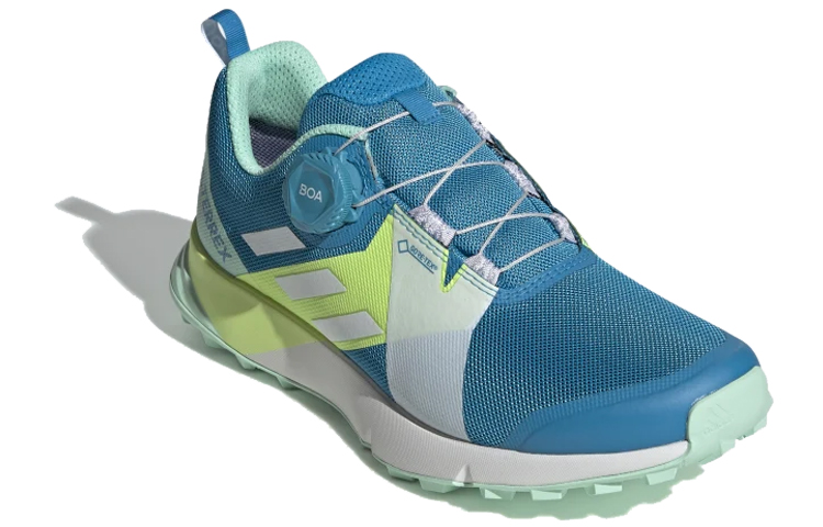 Order (W) adidas Terrex Two Boa Gore-tex Trail Running ''Bleu Vert'' F97638