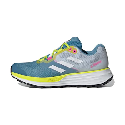 (W) adidas Terrex Two Flow Trail 'Hazy Blue Acid Yellow'