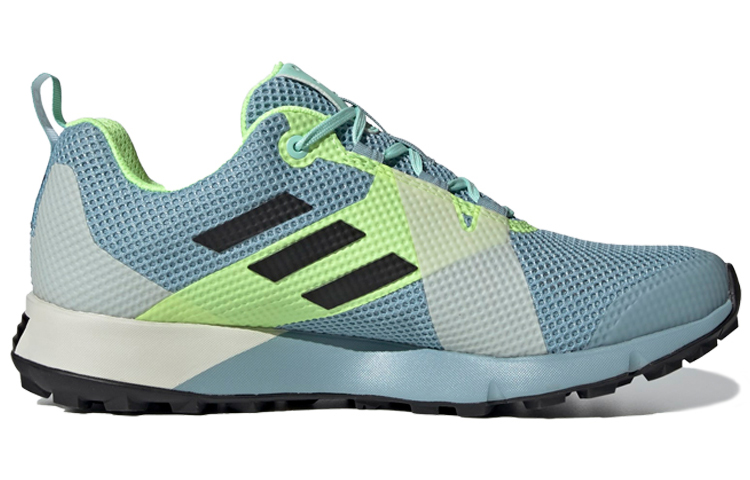 Order (Women) adidas Terrex Two Trail Running 'Blue Black Green' BC0512