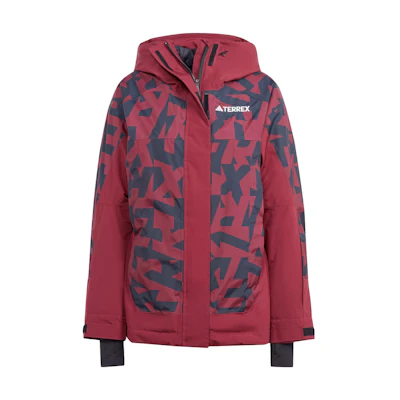 (Women) adidas Terrex Xperior 2L RAIN.RDY Insulated Ski Jacket Shadow Red. IB1070