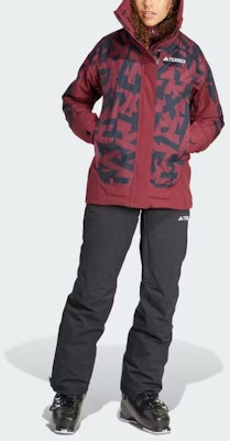 (W) adidas Terrex Xperior 2L RAIN.RDY Jaket Ski Isolasi Shadow Red. IB1070 Details for (W) adidas Terrex Xperior 2L RAIN.RDY Jaket Ski Isolasi Shadow Red. IB1070