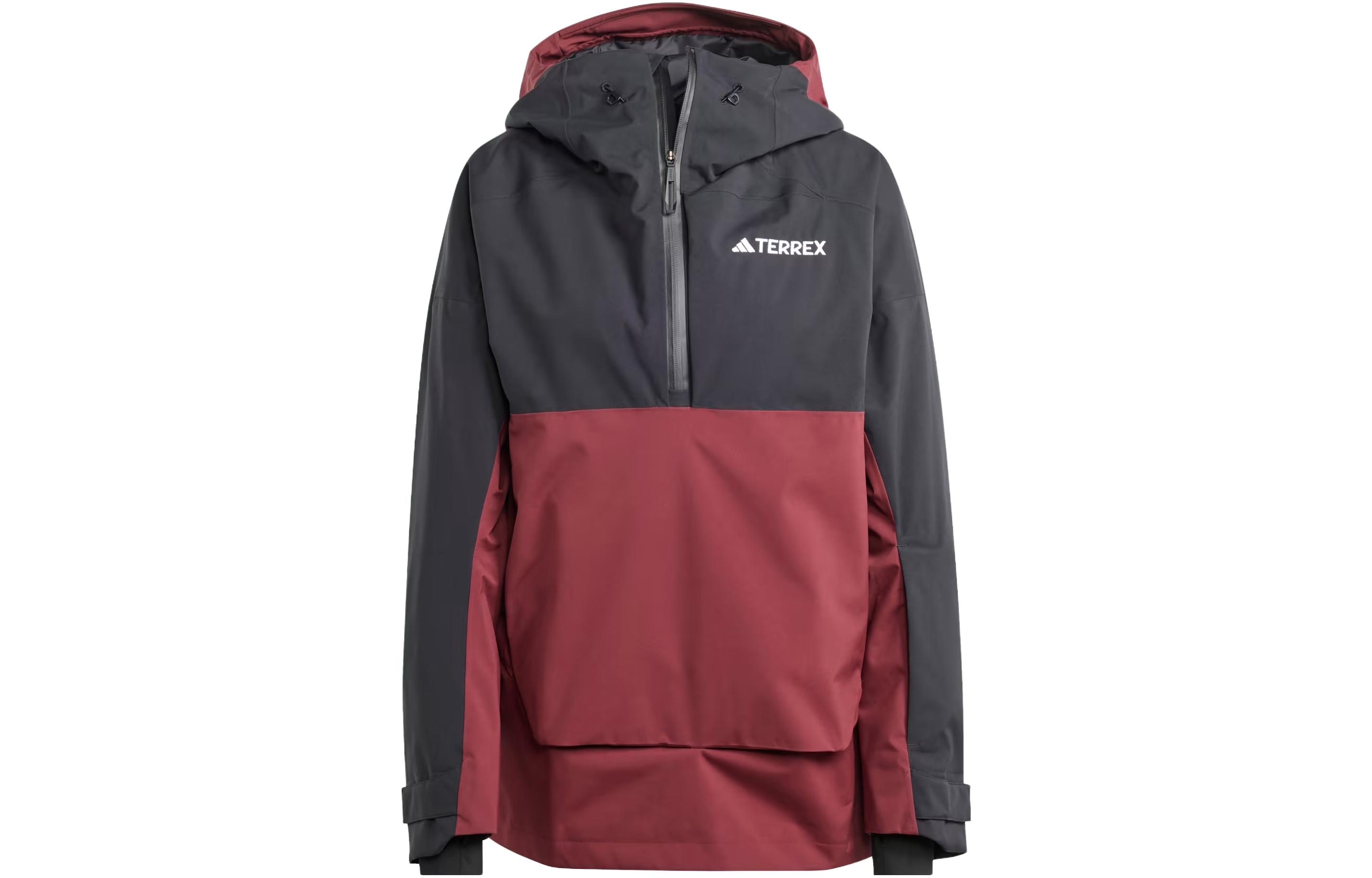 Order (W) adidas Terrex Xperior 2L Rain.RDY 防水風衣 紅色拼接Logo夾克。 IB4223