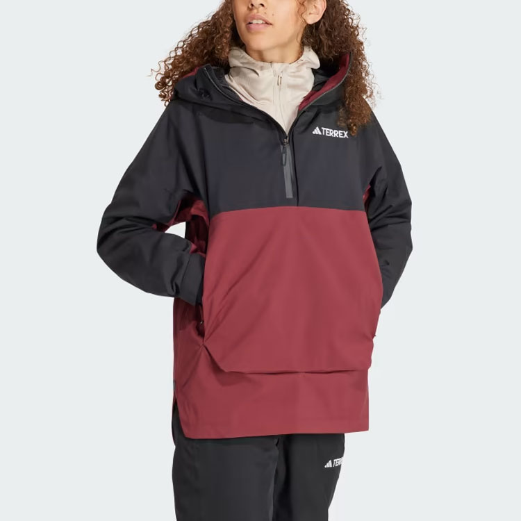 Purchase (W) adidas Terrex Xperior 2L Rain.RDY 防水風衣 紅色拼接Logo夾克。 IB4223