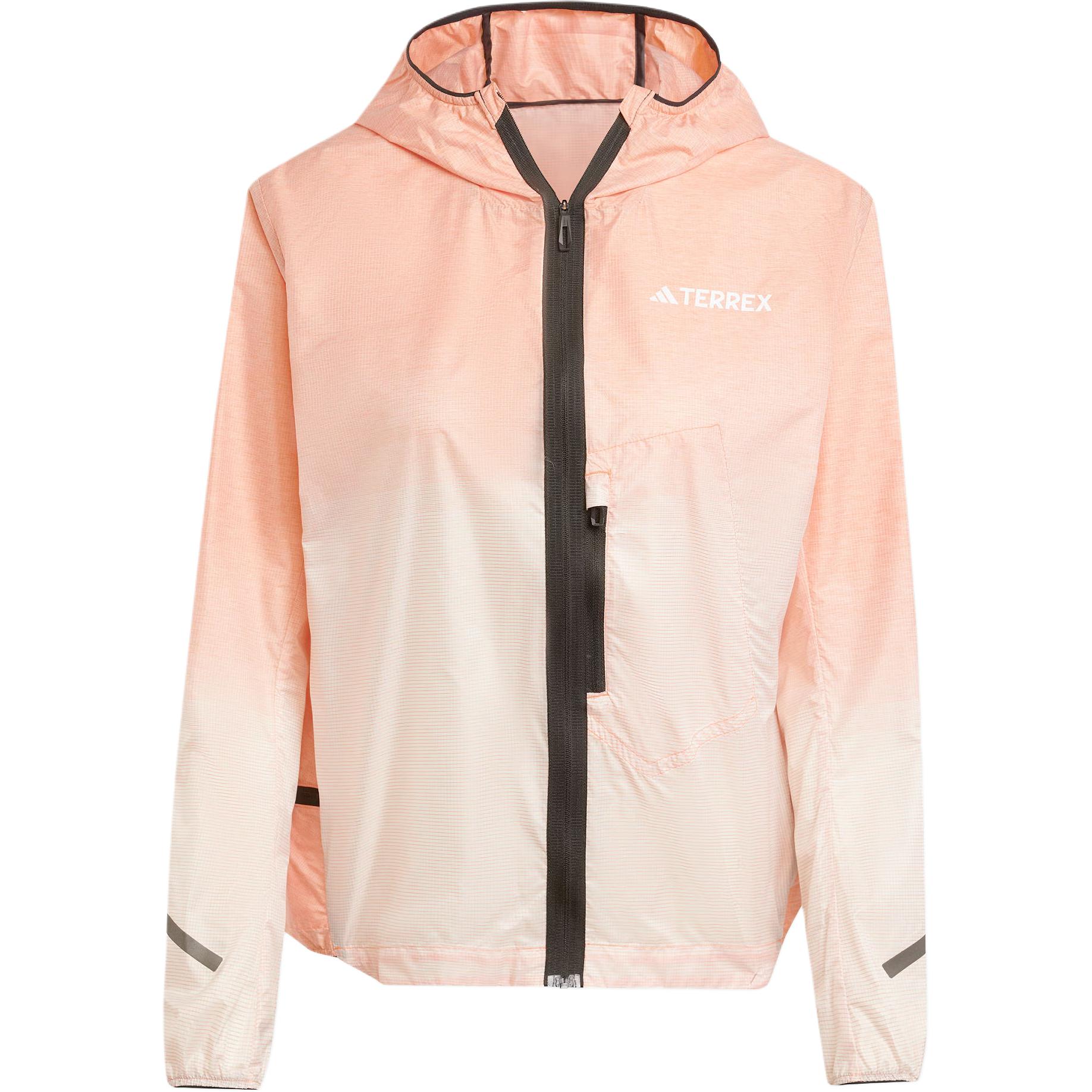 (Women) adidas Terrex XPERIOR Light Windweave Gradient Pink Running Jacket IT3435