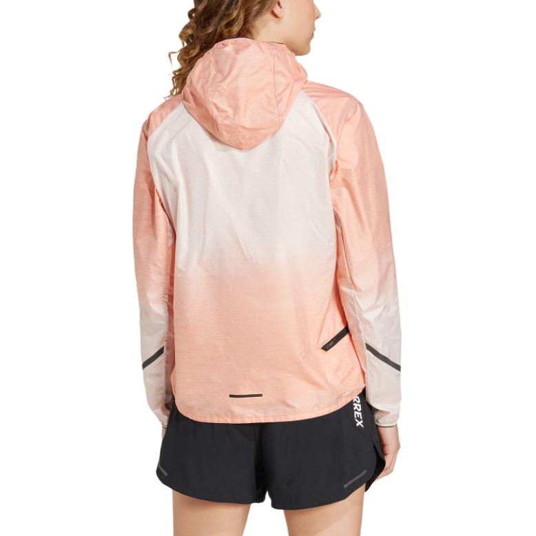 Purchase (W) adidas Terrex XPERIOR 漸層粉色輕量防風跑步外套 IT3435