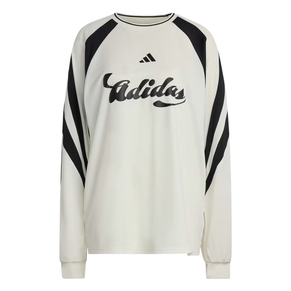 (Women) adidas TIRO Letter Stripe Pullover Sweatshirt KC4007