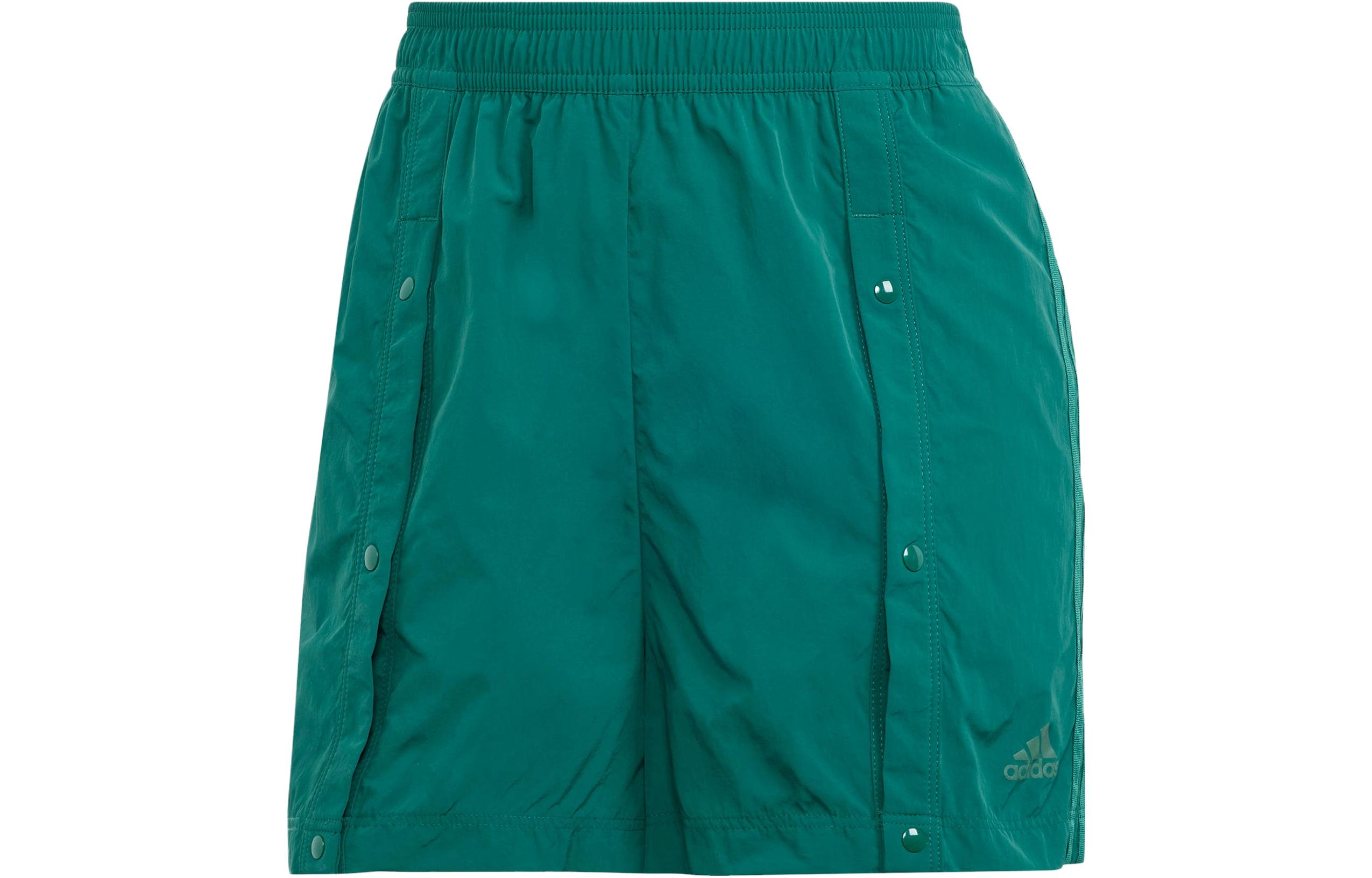 (Women) adidas Tiro Snap-Button Shorts Forest Green FIFA WC Elastic Logo Shorts. IM5015