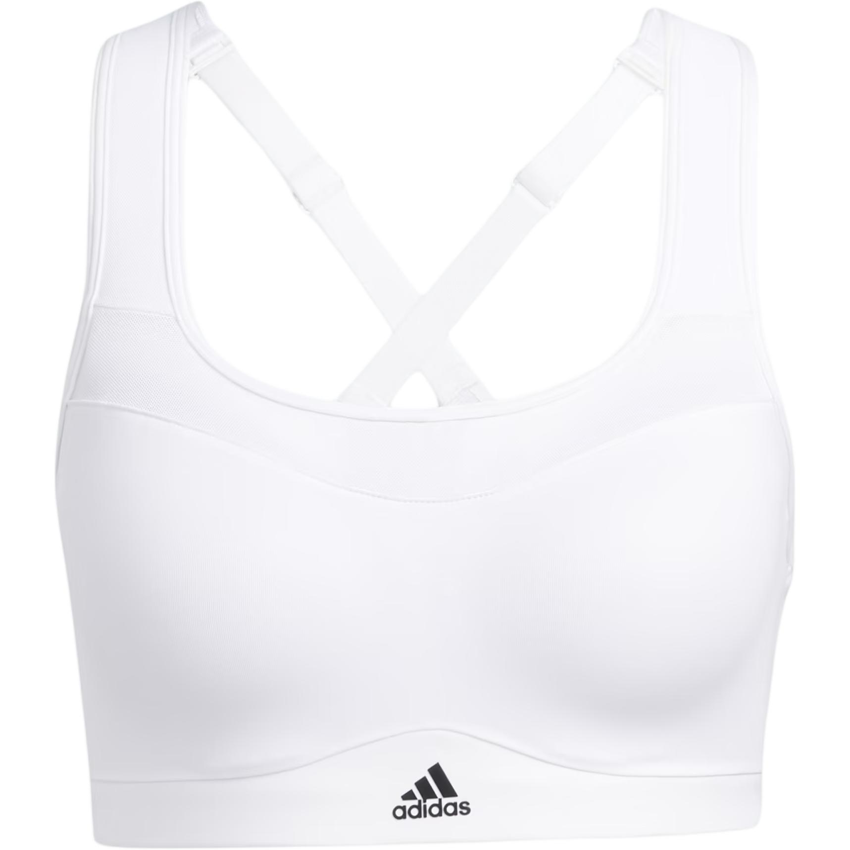 (Women) adidas TLRDIM HS Training Sports Bra - Solid Color Cross Strap Design HC5399