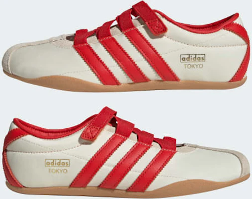 (W) adidas Tokyo Creme Weiß/Rot/Gold Metallic IH3999 Cheap (W) adidas Tokyo Creme Weiß/Rot/Gold Metallic IH3999