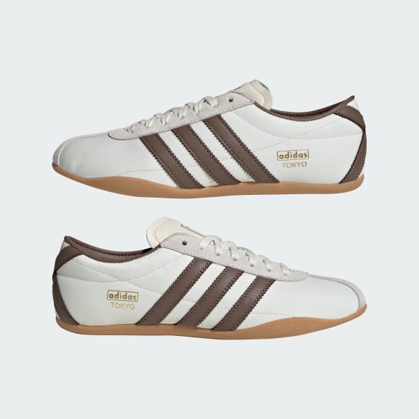 Cheap (W) adidas Tokyo Off White/Earth Strata/Gold Metallic Herren/Damen Sneaker IH3994