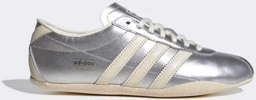(Women) Adidas Tokyo Silver Metallic/Cream White/Gold Metallic JQ0593 (Women) Adidas Tokyo Silver Metallic/Cream White/Gold Metallic JQ0593