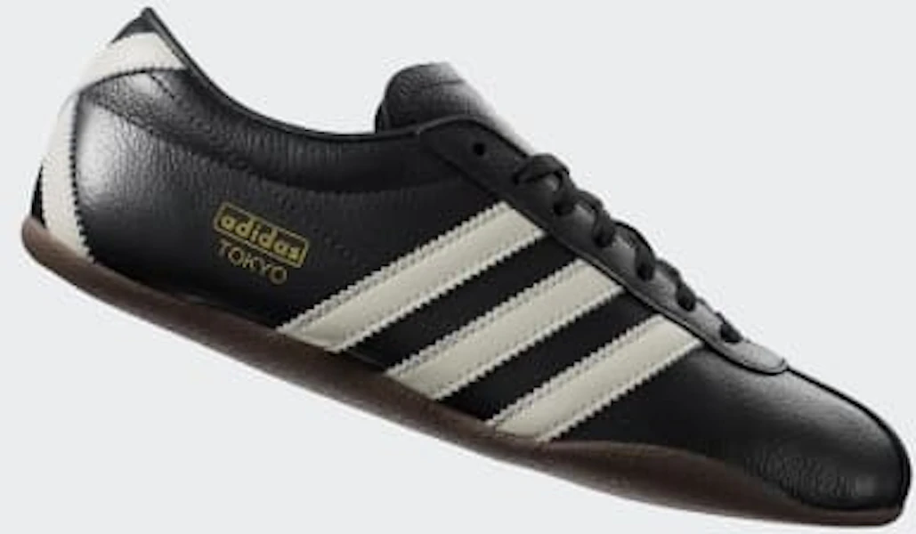 (Women) Adidas Tokyo Sneakers Core Black/Off White/Gold Metallic JQ0598 Lookbook (Women) Adidas Tokyo Sneakers Core Black/Off White/Gold Metallic JQ0598