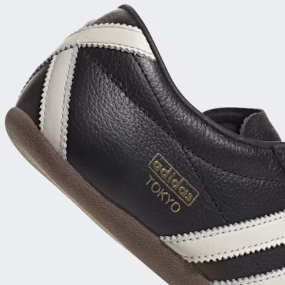 (Women) Adidas Tokyo Sneakers Core Black/Off White/Gold Metallic JQ0598 1