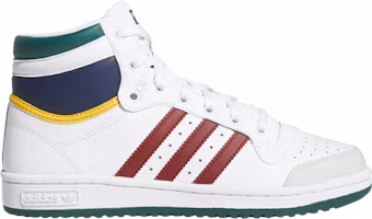 (Women) adidas Top Ten High 'White Maroon Green' FZ3603 (Women) adidas Top Ten High 'White Maroon Green' FZ3603