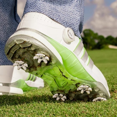 (W) adidas Tour360 24 Boost 'Silver Metallic' Sepatu Golf IF0264 3