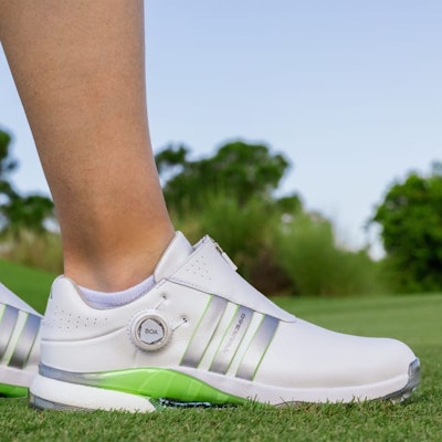 (W) adidas Tour360 24 Boost 'Silver Metallic' Sepatu Golf IF0264 4