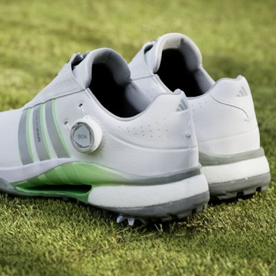 (W) adidas Tour360 24 Boost 'Silver Metallic' Sepatu Golf IF0264 2