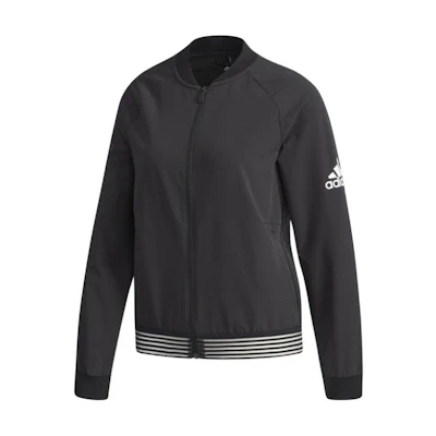 (Women) adidas Training High-Neck Zip-Up Jacket Black CY9859