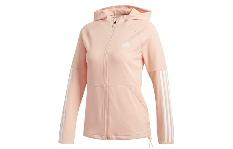 (Women) adidas Training Hoodie Jacket - Pink EB5594