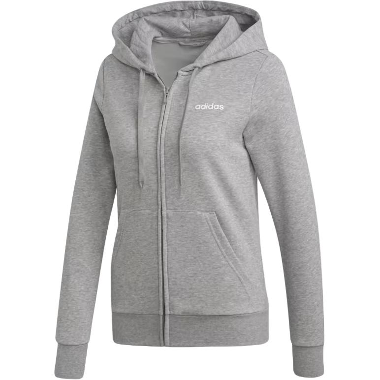 (Women) adidas Training Hoodie Zip-Up Jacket Grey DU0664