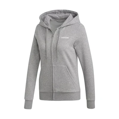 (Women) adidas Training Hoodie Zip-Up Jacket Grey DU0664