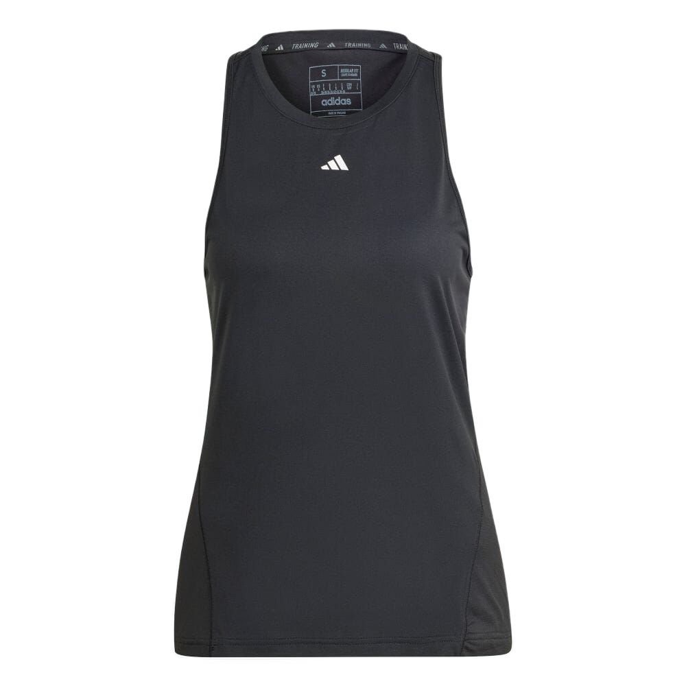 (Women) adidas Training Sleeveless Tank Top Black - Breathable & Ventilated Design IQ2652