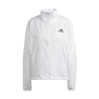 (Women) adidas TRAVEER WIND.RDY Casual Jacket Quartz Beige with Logo Print HT8739