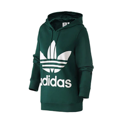 (Women) adidas Trefoil Logo Pullover Sweatshirt Retro Forest Green CE2412