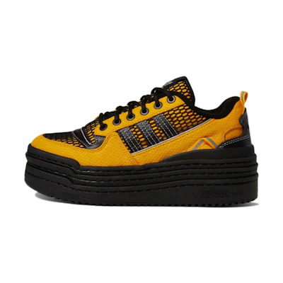 (W) adidas Triple Platforum Low Crew Yellow Black