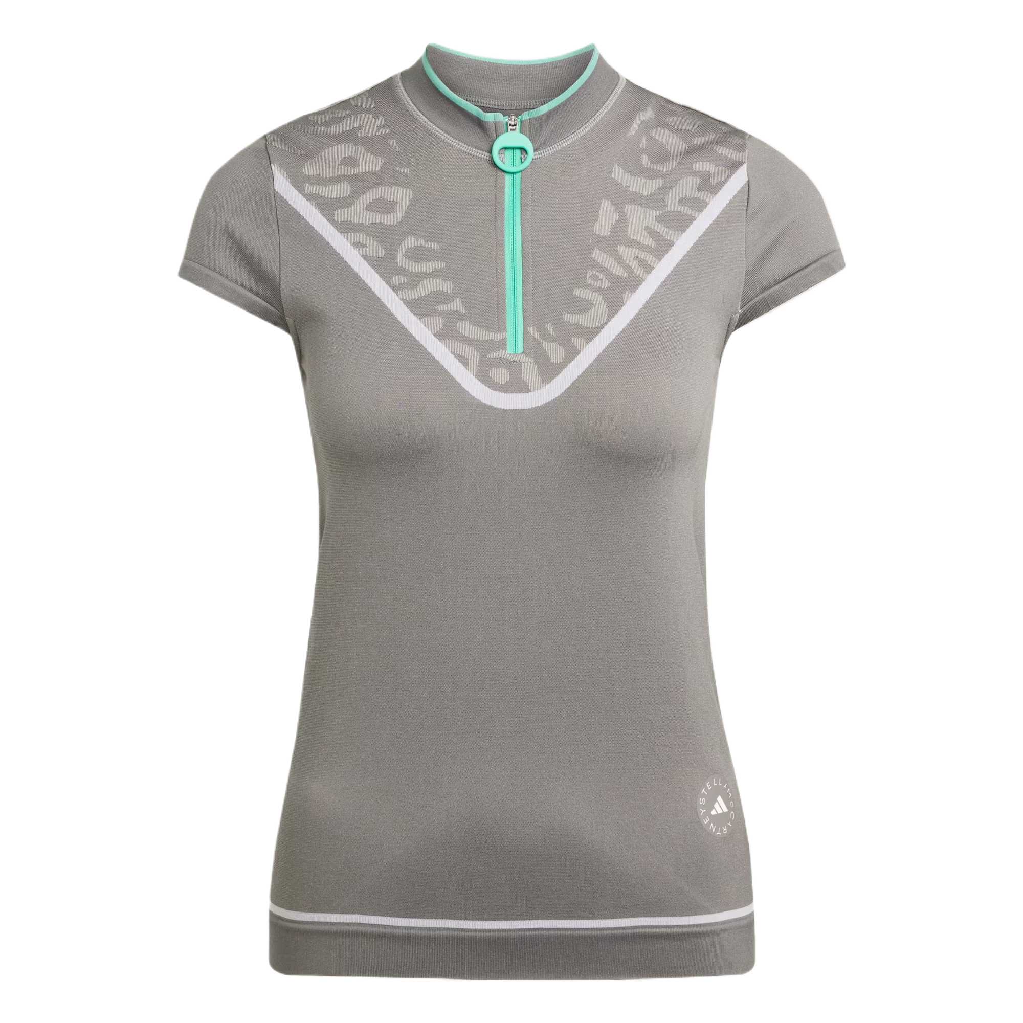(Women) adidas Truenature Stella McCartney Brown Minimalist Golf Shirt. JI5229