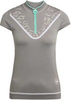(Women) adidas Truenature Stella McCartney Brown Minimalist Golf Shirt. JI5229 (Women) adidas Truenature Stella McCartney Brown Minimalist Golf Shirt. JI5229