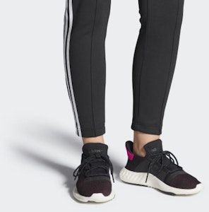 (W) adidas Tubular Dusk 'Negro Shock Pink' AQ1198 Details for (W) adidas Tubular Dusk 'Negro Shock Pink' AQ1198