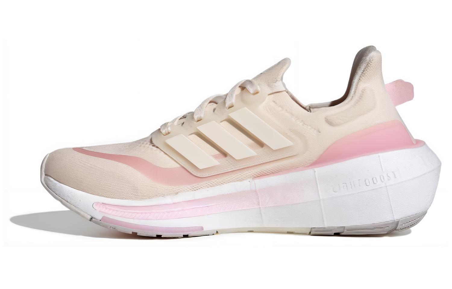 (Women) adidas ULT Low-Top Running Shoes Pink White Casual Durable Cushioning IE5839