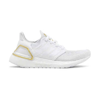(W) adidas UltraBoost 20 'Cloud White Gold Metallic Heel'